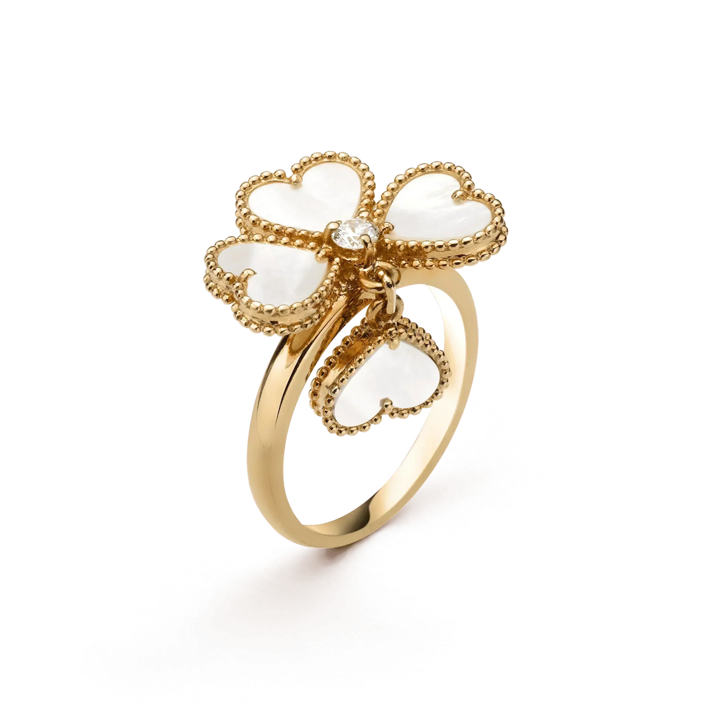 [Elowen jewels ]SWEET CLOVER WHITE MOP RING