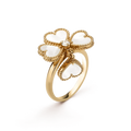 [Elowen jewels ]SWEET CLOVER WHITE MOP RING