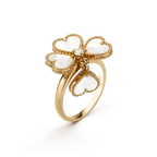 [Elowen jewels ]SWEET CLOVER WHITE MOP RING