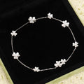 [Elowen jewels ]FRIVOLE SILVER 9 FLOWERS NECKLACE
