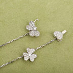 [Elowen jewels ]FRIVOLE SILVER 9 FLOWERS NECKLACE