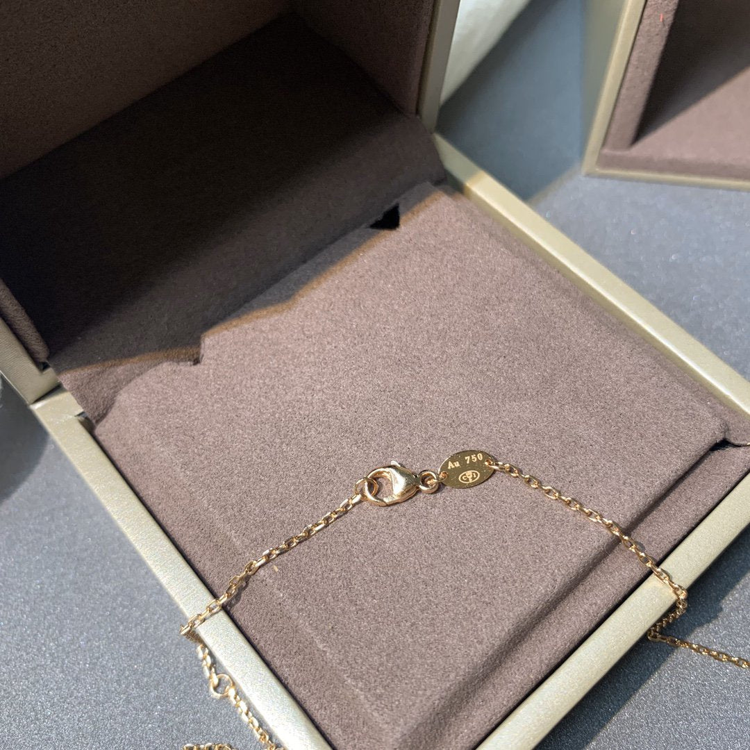 [Elowen jewels ]JEUX DE PINK GOLD DIAMOND NECKLACE