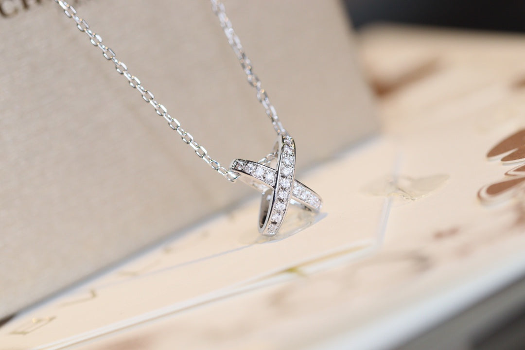 [Elowen jewels ]JEUX DE DIAMOND NECKLACE
