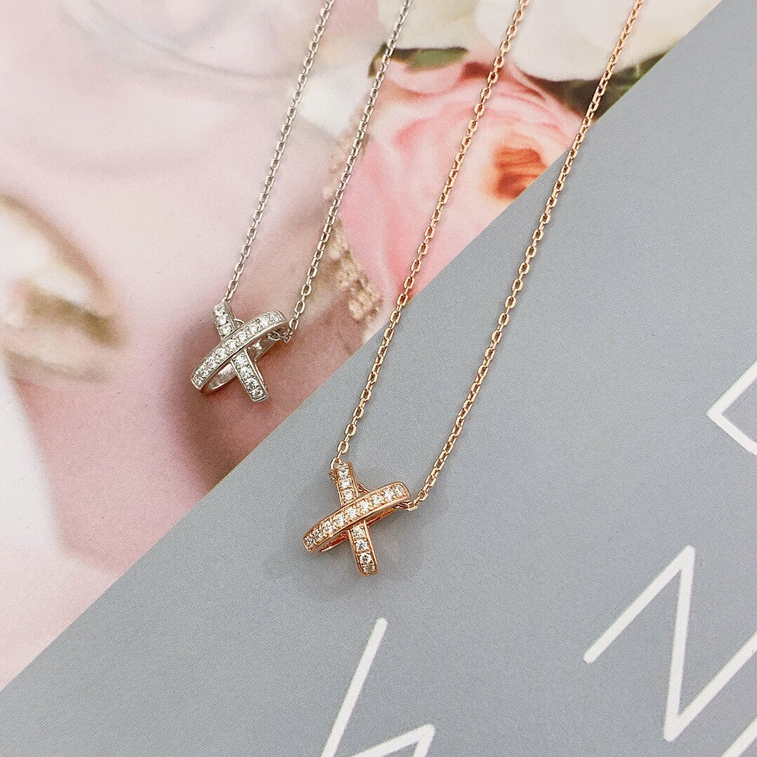 [Elowen jewels ]JEUX DE DIAMOND NECKLACE