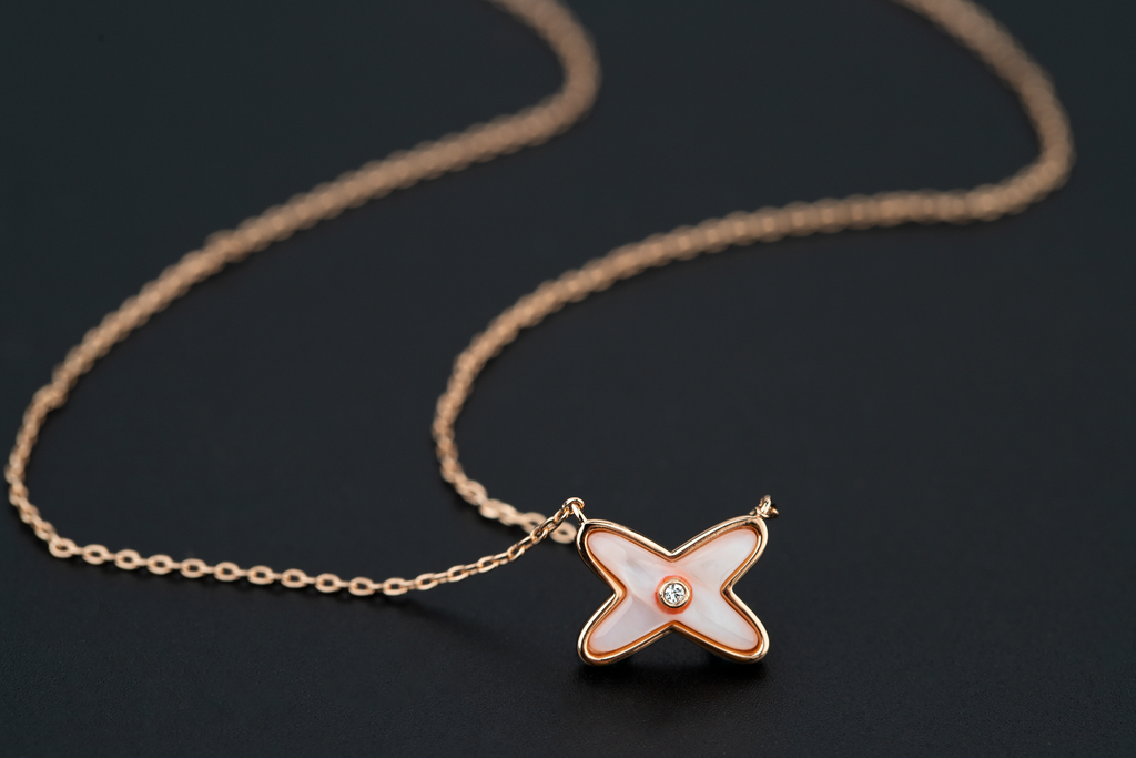 [Elowen jewels ]JEUX DE NECKLACE 1 DIAMOND