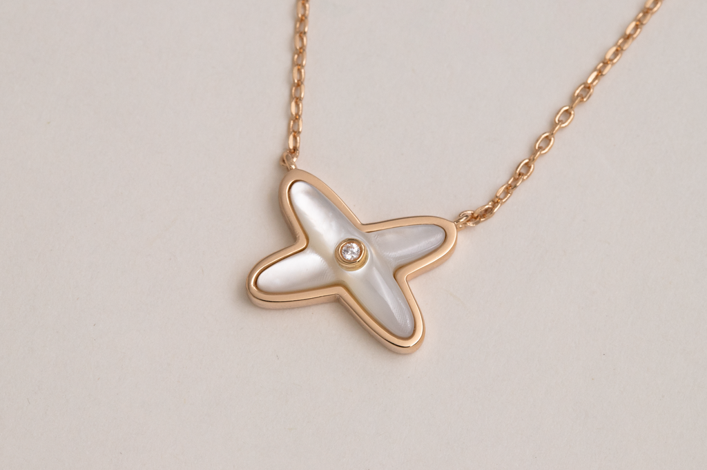 [Elowen jewels ]JEUX DE NECKLACE 1 DIAMOND