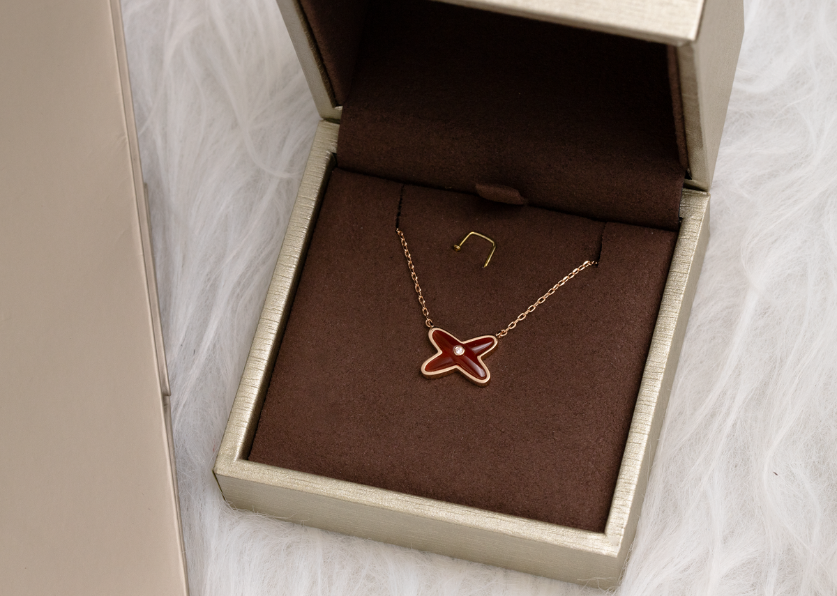 [Elowen jewels ]JEUX DE NECKLACE 1 DIAMOND