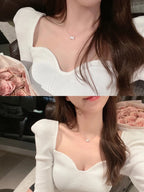 [Elowen jewels ]JEUX DE NECKLACE 1 DIAMOND