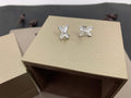 [Elowen jewels ]JEUX DE WHITE MOP SILVER DIAMOND EARRINGS