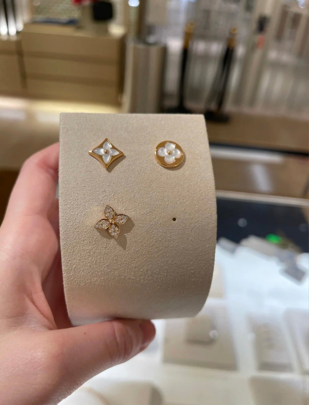 [Elowen jewels] スターブロッサム スタッドピアス ピンクゴールド ダイヤモンド