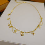 [Elowen jewels ]BLOOMING SUPPLE NECKLACE BRASS