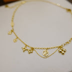 [Elowen jewels ]BLOOMING SUPPLE NECKLACE BRASS