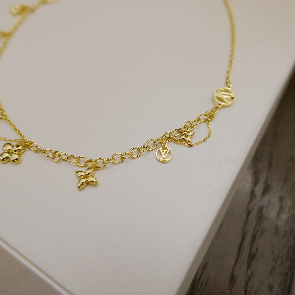 [Elowen jewels ]BLOOMING SUPPLE NECKLACE BRASS