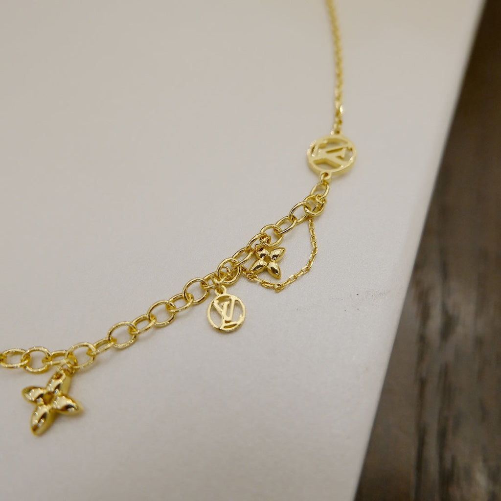 [Elowen jewels ]BLOOMING SUPPLE NECKLACE BRASS