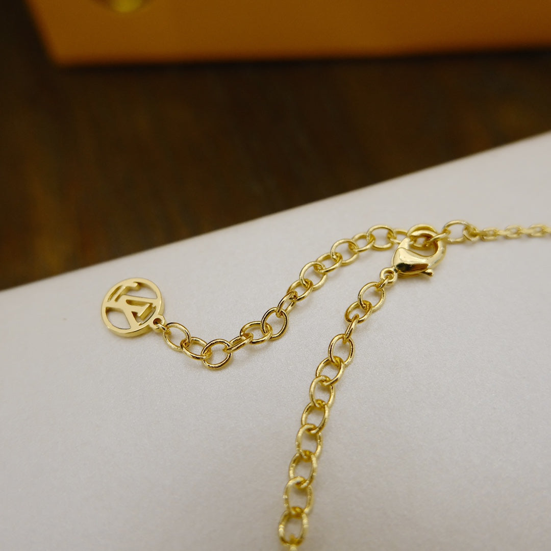 [Elowen jewels ]BLOOMING SUPPLE NECKLACE BRASS