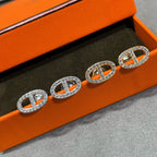 [Elowen jewels ]HM VOLLDIAMANT SCHWEINENASEN-OHRSTECKER