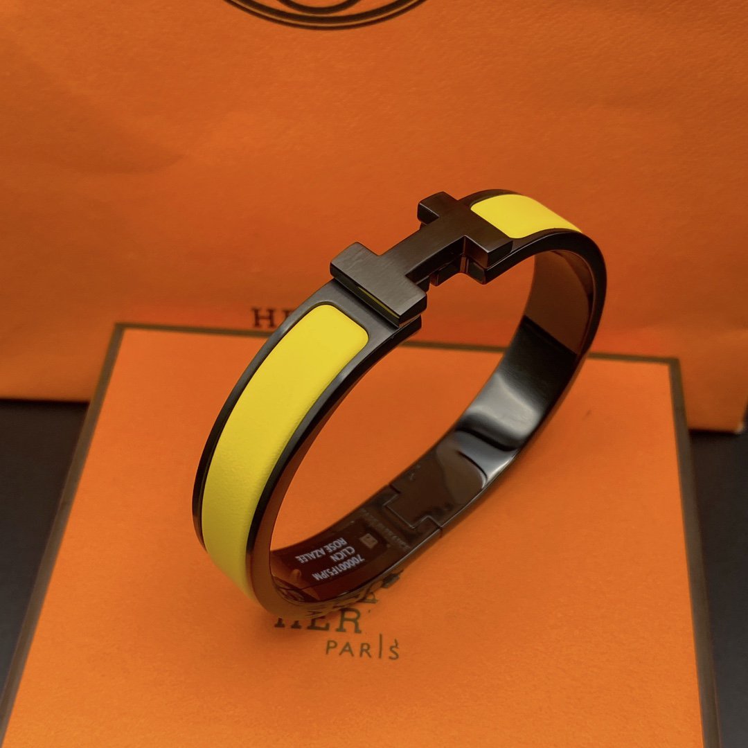 [Elowen jewels] CLIC HM ARMBAND SCHWARZ GELB