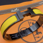 [Elowen jewels ]CLIC HM SO BLACK YELLOW BRACELET