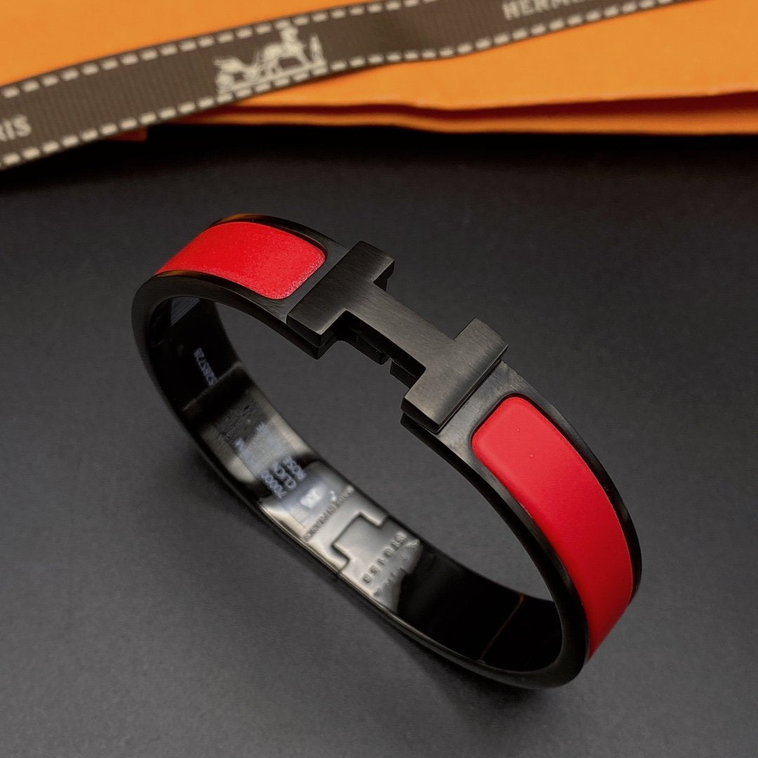 [Elowen jewels ]CLIC HM SO BLACK RED ARMBAND