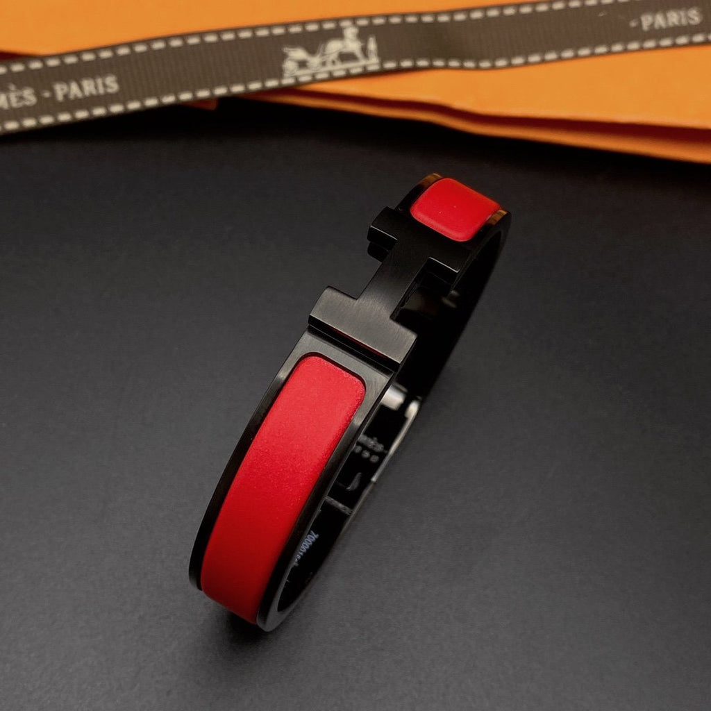 [Elowen jewels ]CLIC HM SO BLACK RED BRACELET