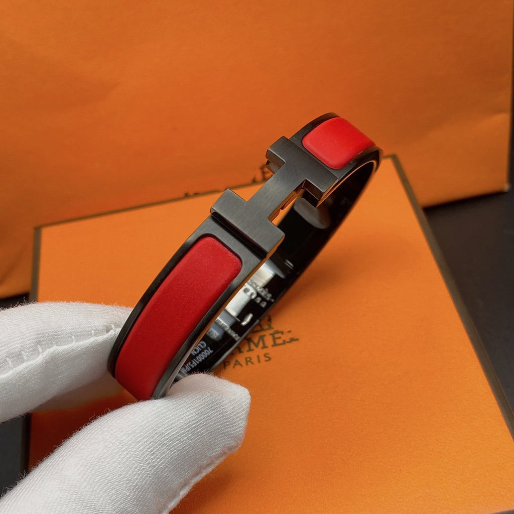 [Elowen jewels ]CLIC HM SO BLACK RED BRACELET
