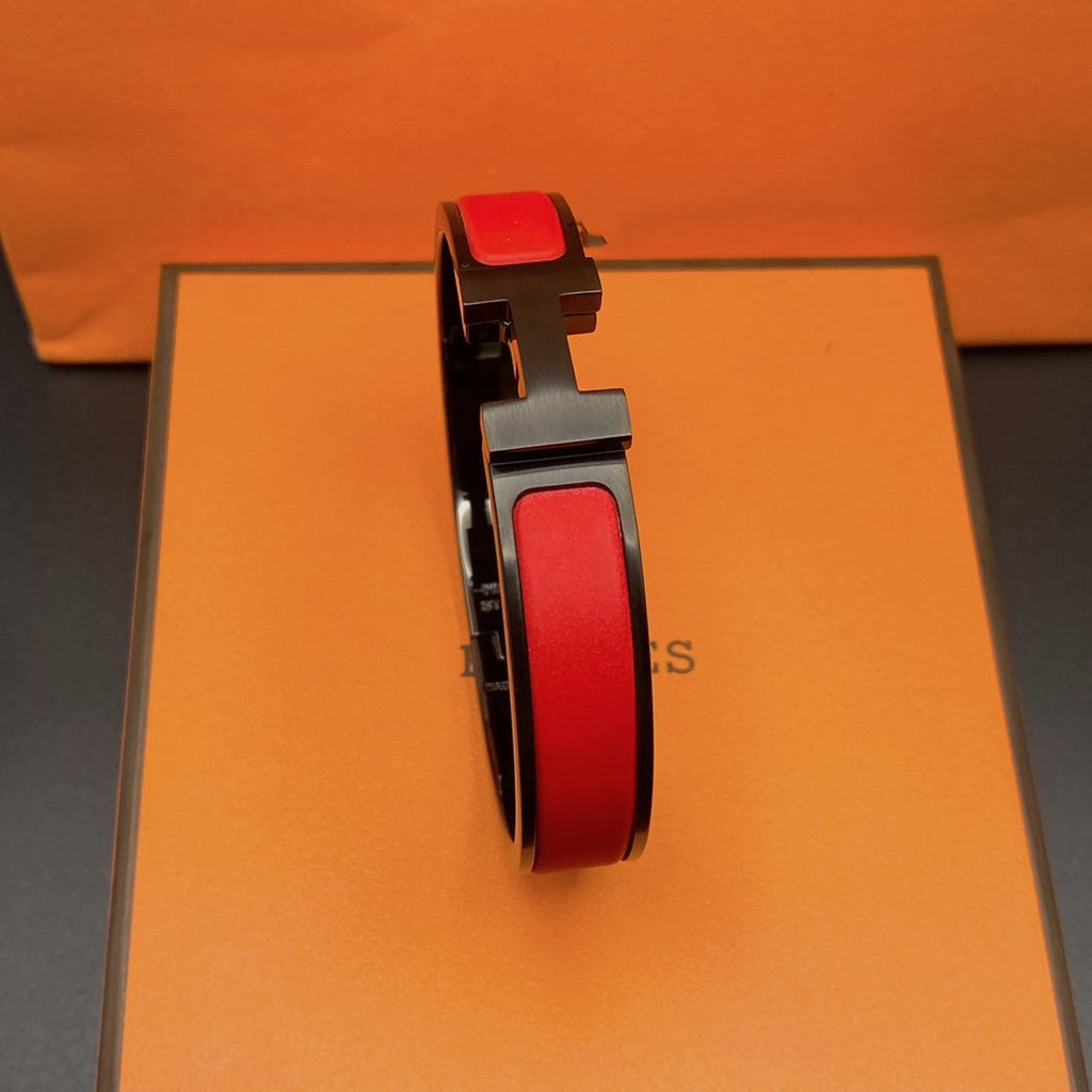 [Elowen jewels ]CLIC HM SO BLACK RED BRACELET