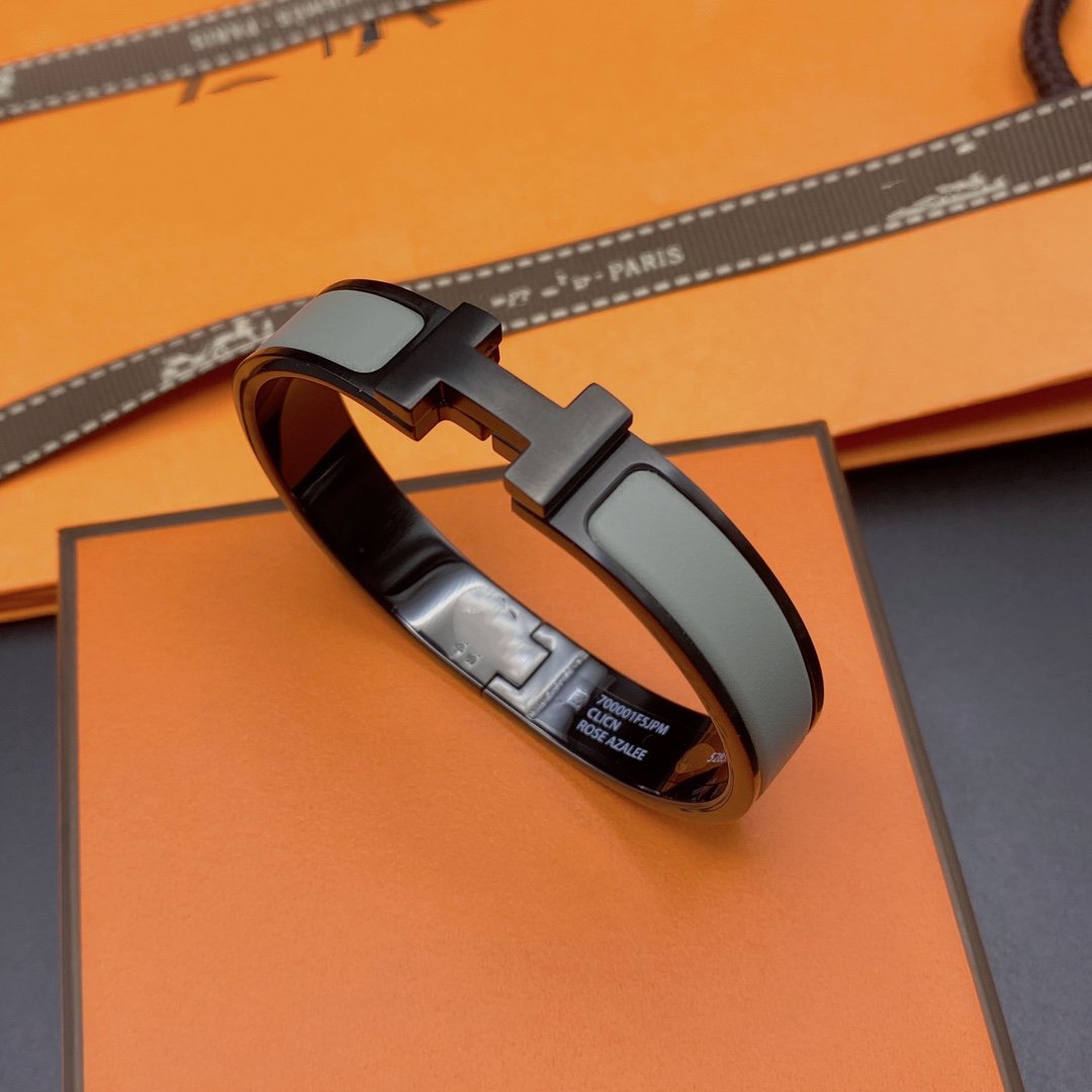 [Elowen jewels ]CLIC HM SO BLACK GREY ARMBAND