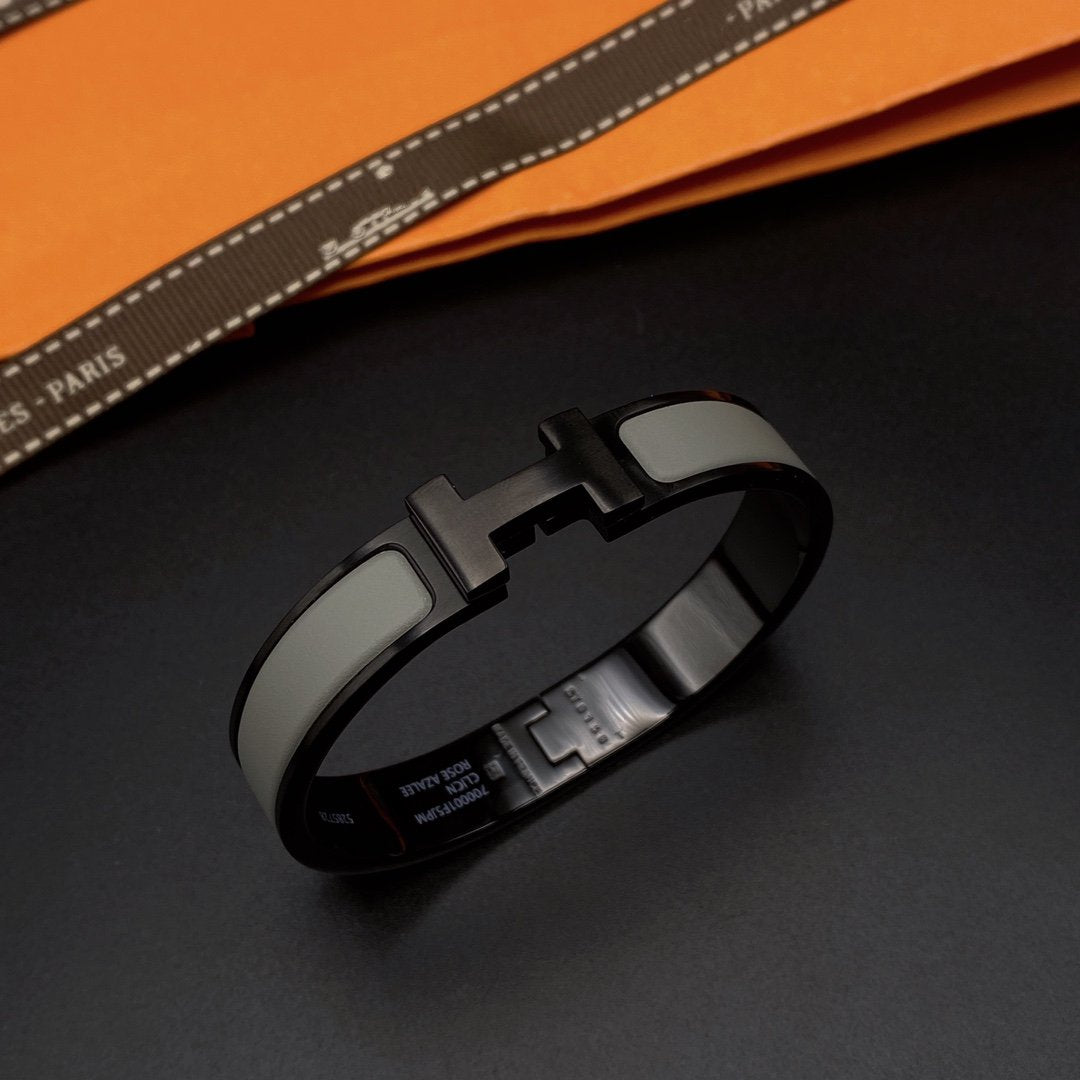 [Elowen jewels ]CLIC HM SO BLACK GREY ARMBAND