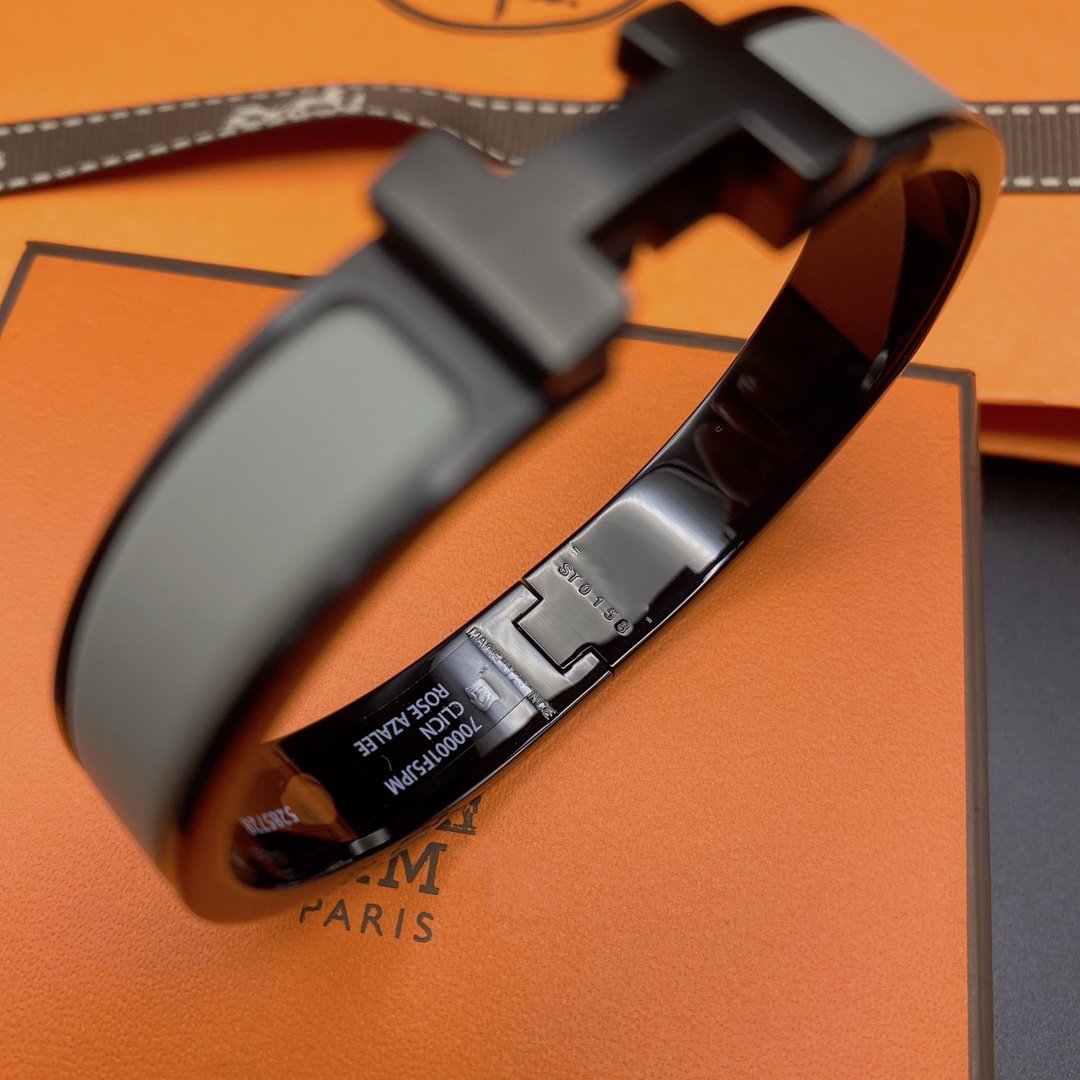 [Elowen jewels ]CLIC HM SO BLACK GREY ARMBAND