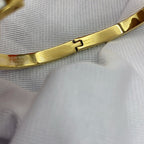 [Elowen jewels ]CLASSIC HM CLIC WHITE 8MM ENAMEL BRACELET