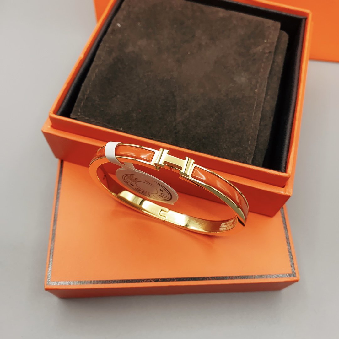 [Elowen jewels] KLASSISCHES HM CLIC ROT 8MM EMAIL-ARMBAND