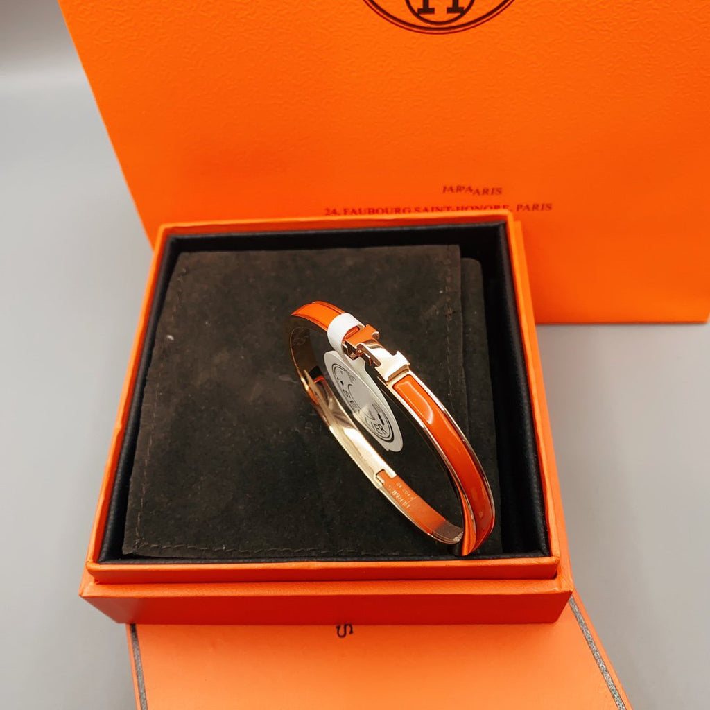 [Elowen jewels ]CLASSIC HM CLIC RED 8MM ENAMEL BRACELET