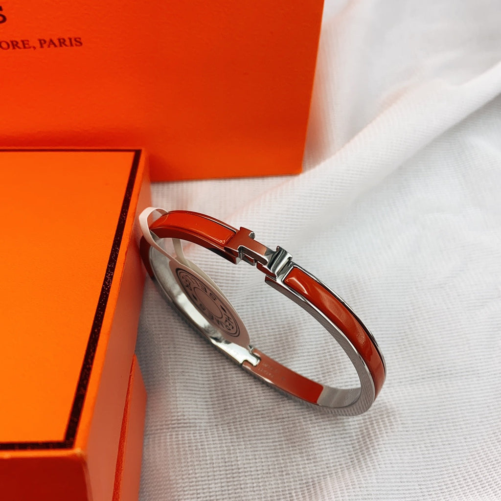 [Elowen jewels ]CLASSIC HM CLIC RED 8MM ENAMEL BRACELET