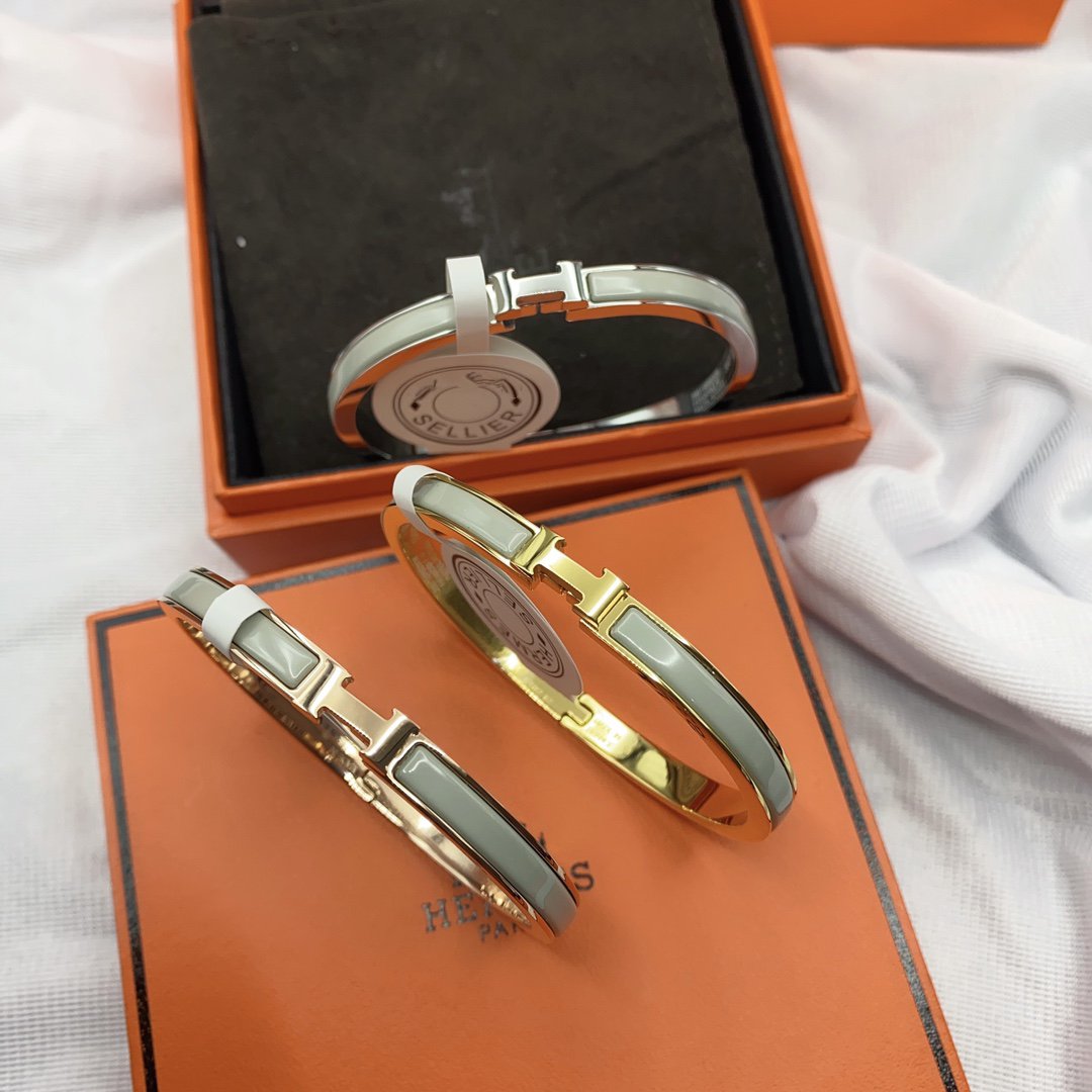 [Elowen jewels ]CLASSIC HM CLIC GRÜNES 8MM EMAILLE-ARMBAND