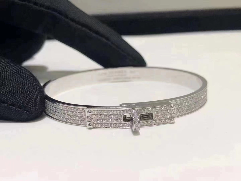 [Elowen jewels ]HM ケリー ブレスレット（シルバー、フルパヴェダイヤモンド）