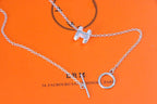 [Elowen jewels ]HM NECKLACE H LETTER OVAL SERIES
