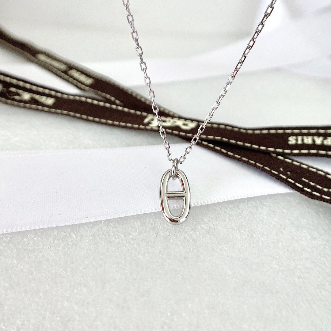 [Elowen jewels ]HM PIG NOSE NECKLACE