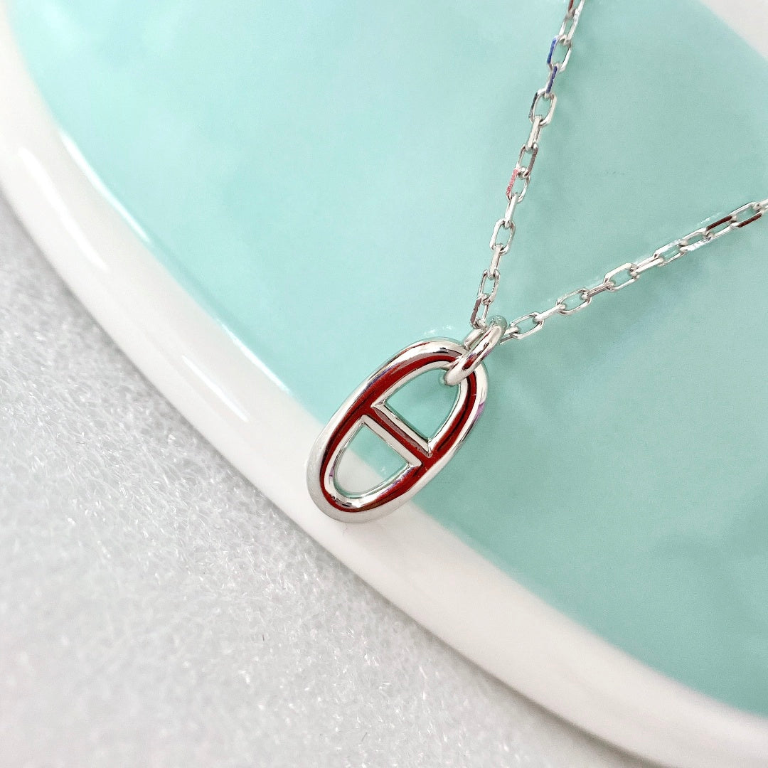 [Elowen jewels ]HM PIG NOSE NECKLACE