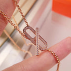 [Elowen jewels ]HM FIRE PIG NOSE NECKLACE TRENDY STREET