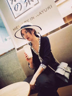 [Elowen jewels ]HM FIRE PIG NOSE NECKLACE TRENDY STREET