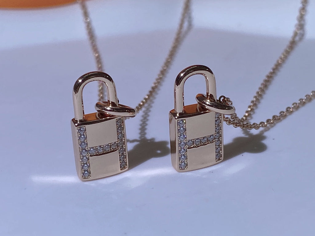 [Elowen jewels ]HM ADVANCED NICHE LOCK HEAD NECKLACE DIAMONDS