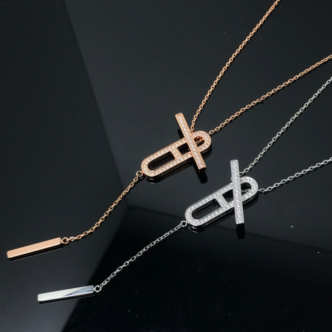 [Elowen jewels ]HM NECKLACE PLATINUM ROSE GOLD DIAMOND