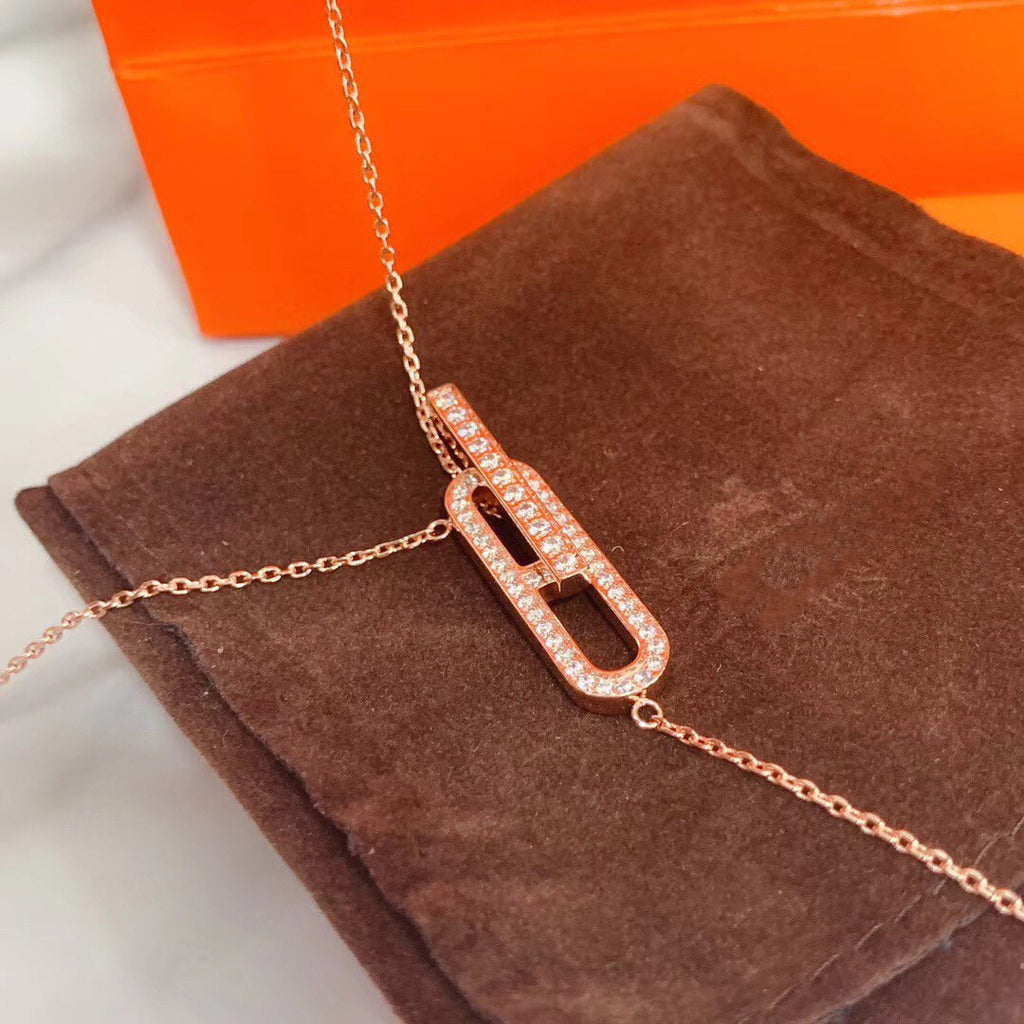 [Elowen jewels ]HM NECKLACE PLATINUM ROSE GOLD DIAMOND