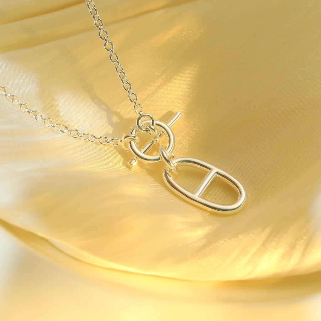 [Elowen jewels ]HM CHAINE D'ANCRE PENDANT NECKLACE STERLING SILVER