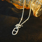 [Elowen jewels ]HM CHAINE D'ANCRE PENDANT NECKLACE STERLING SILVER