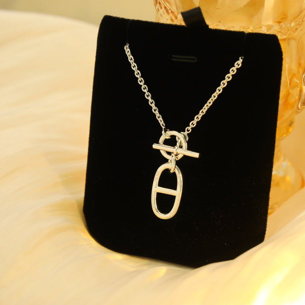[Elowen jewels ]HM CHAINE D'ANCRE PENDANT NECKLACE STERLING SILVER