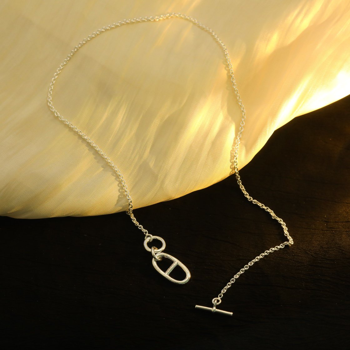 [Elowen jewels ]HM CHAINE D'ANCRE PENDANT NECKLACE STERLING SILVER