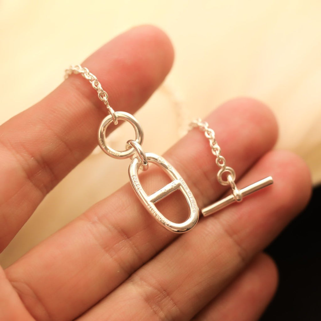 [Elowen jewels ]HM CHAINE D'ANCRE PENDANT NECKLACE STERLING SILVER