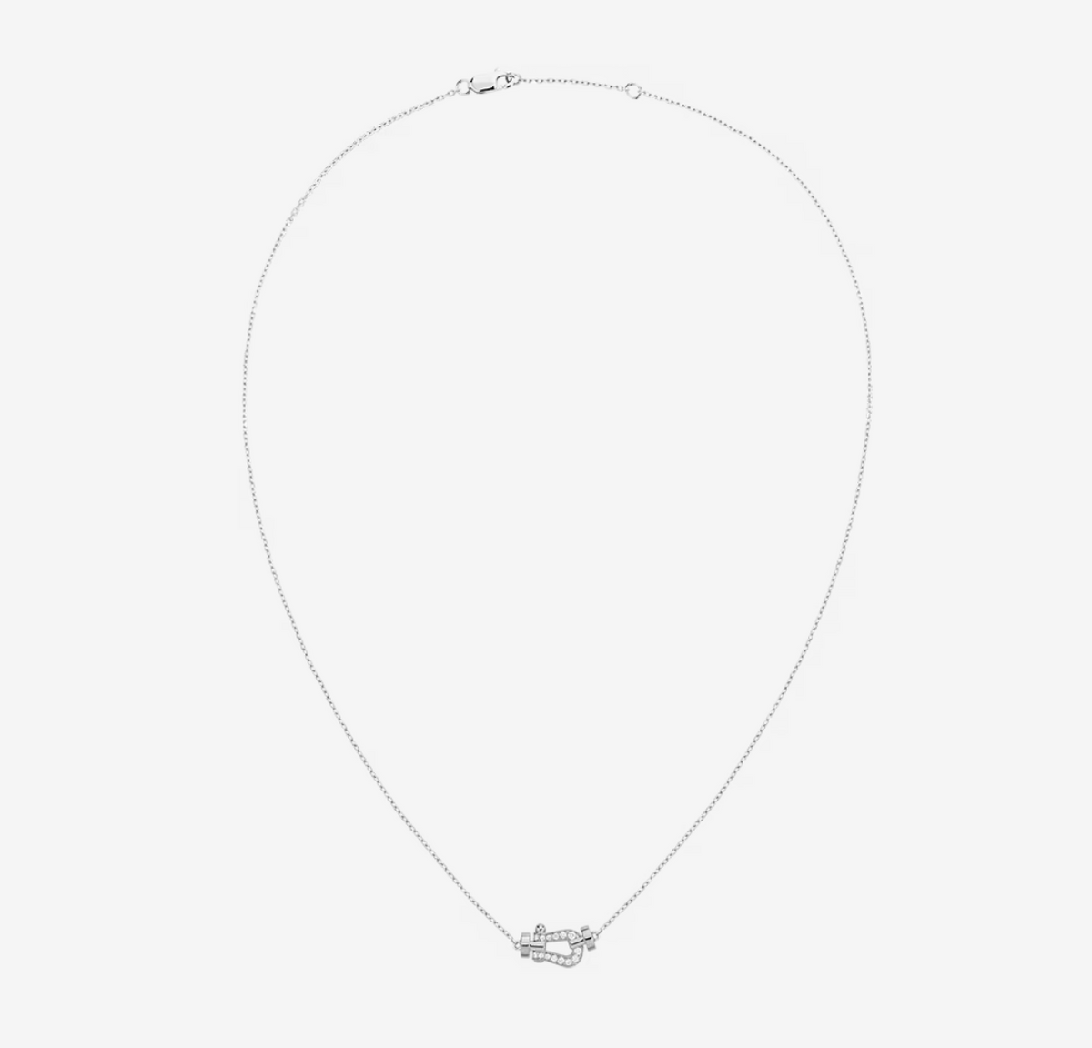 [Elowen jewels ]FORCE 10 DIAMOND SILVER NECKLACE MINI MODEL