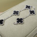 [Elowen jewels ] CLOVER 5 MOTIF ONYXS BRACELET COLLECTION